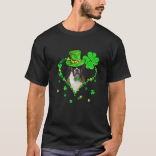 Cute Boxer Saint Patrick's Day Dogs Dad Mom T-Shirt