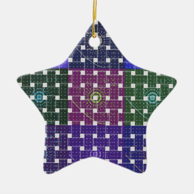 cute boxes ceramic ornament (Front)