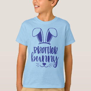 Cute Boy Brother Bunny Easter T-Shirt