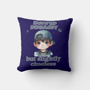 Cute Boy Dreamy But Slightly Clueless Throw Pillow