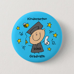 Cute Boy Grad Custom 2 Inch Round Button