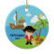 Cute Boy Pirate Christmas Ornament