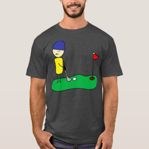 Cute Boy Playing Golf T-Shirt