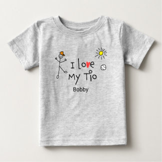 Cute Boys I love My Tio Baby Tee