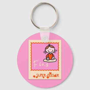Cute BPD “Super-feeler” DBT Gift Keychain