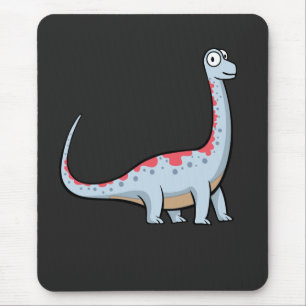Cute Brachiosaurus Long Nick Dinosaur Mouse Pad