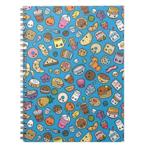 Cute Breakfast Food Notebook