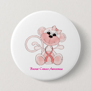 Cute Breast Cancer Awareness Button