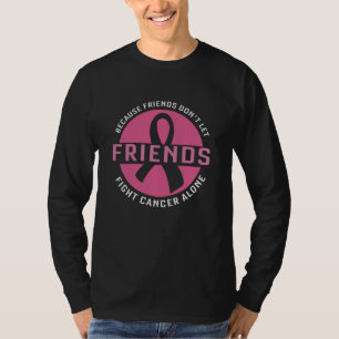 Cute Breast Cancer Awareness Friends Support Unity T-Shirt