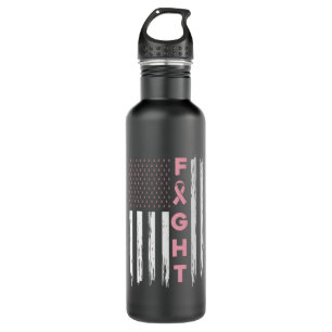 Cute Breast Cancer Awareness Friends Unity Fight 710 Ml Water Bottle