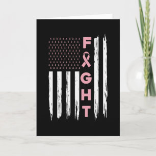 Cute Breast Cancer Awareness Friends Unity Fight Card