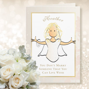 Cute Bridal Shower Bride to Be Congratulations Card