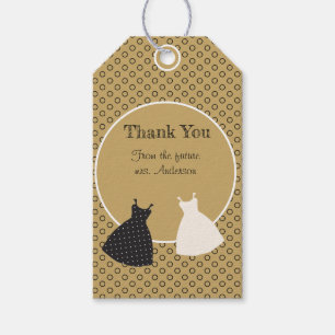 Cute Bridal Shower Illustration Sticker Gift Tags