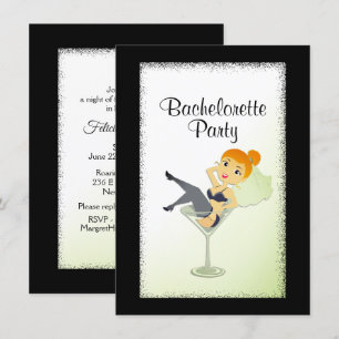 Cute Bride to Be Bachelorette Party Invitation