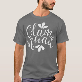 Cute Bridesmaid Bachelorette Party Bride Glam Squa T-Shirt
