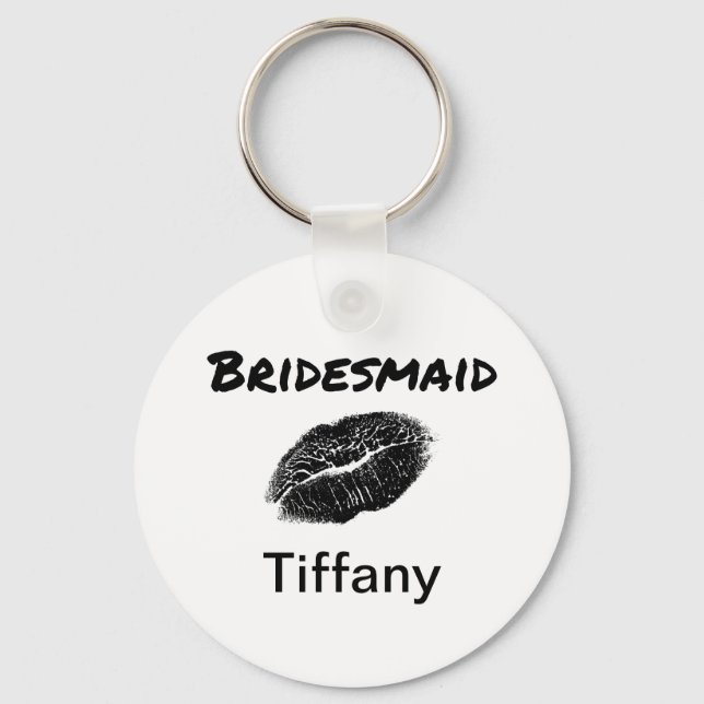 Cute Bridesmaid Keychain (Front)