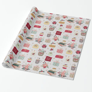 Cute Bright Christmas Wrapping Paper