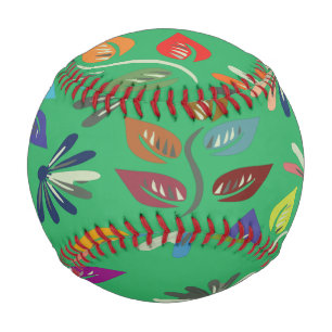 Cute Bright Colourful Baseball