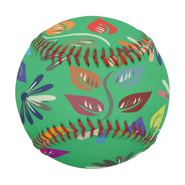 Cute Bright Colourful Baseball (Front)