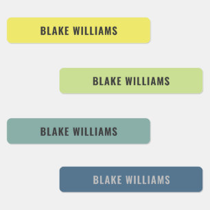 Cute Bright Gender Neutral Colour Coded Custom Kid