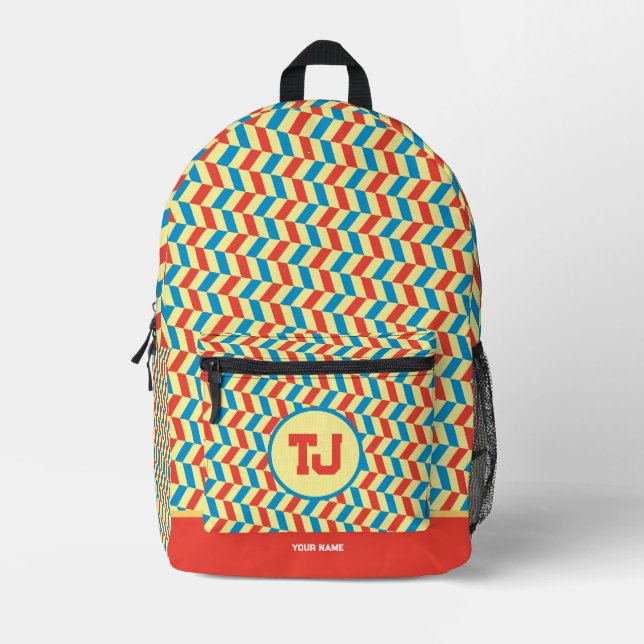 Cute Brithday Name  Back To School Printed Backpack (Front)