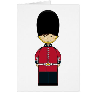 Cute British Royal Guard Card
