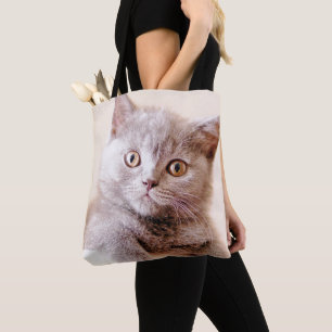 Cute British Shorthair Cat Tote Bag