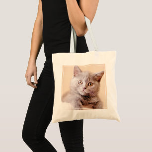 Cute British Shorthair Cat Tote Bag