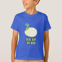 Cute Brontosaurus Dinosaur Egg Artwork T-Shirt