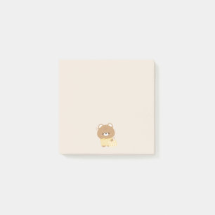 Cute Brown Bear Post-it Notes