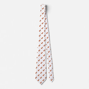 Cute Brown Cinnamon Stick Seamless Pattern Tie