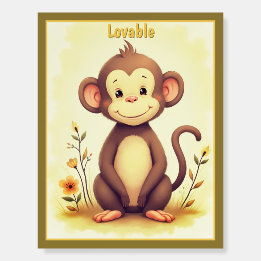 Cute Brown Monkey