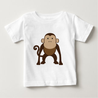Cute Brown Monkey Baby T-Shirt