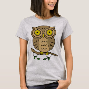 Cute Brown Owl T-Shirt