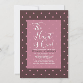 Cute Brown & Pink Polkadots Pattern Boho Polka