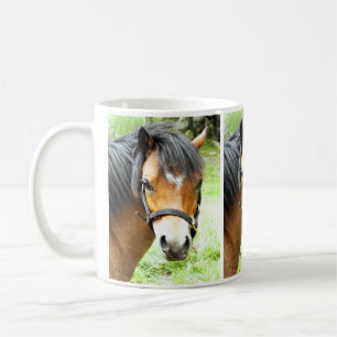 CUTE BROWN PONY   COFFEE MUG