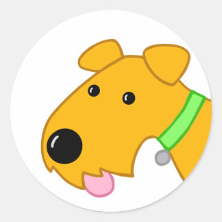 Cute Brown Puppy Dog Sticker