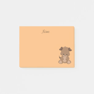 Cute Brown Puppy Post-it Notes