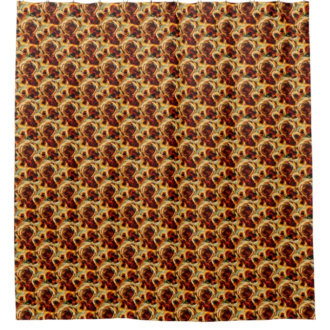Cute brown seamless smudge pattern (Front)