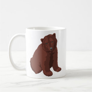 Cute Brown Teddy Bear Coffee – Cozy Kawaii Mug