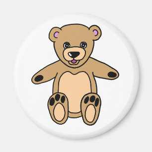 Cute Brown Teddy Bear Magnet