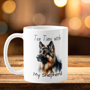 Cute Browns & Blacks My Shepherd Coffee Mug