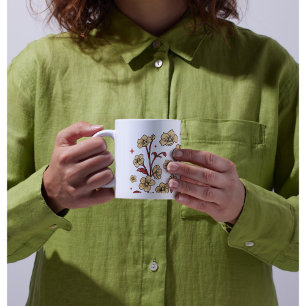 Cute Browns COFFEE IN THE GARDEN PERSONALIZE Mug