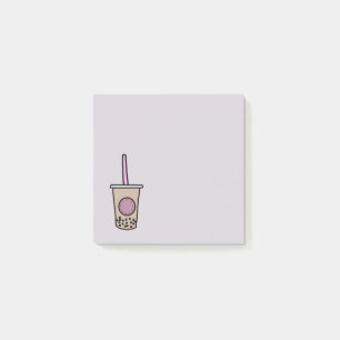 Cute bubble tea post-it notes