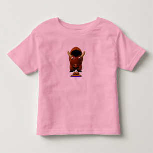 Cute Buffalo with Beef on Weck and Buffalo Wings Toddler T-shirt