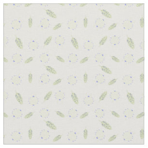 Cute bug and leaves seamless pattern fabric