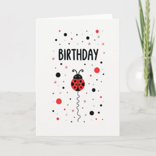 Cute Bug Birthday Card