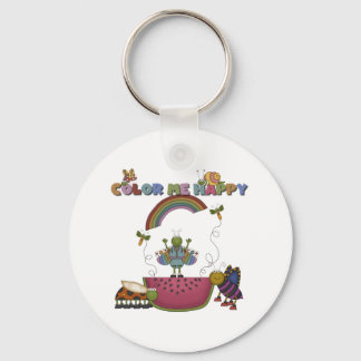 Cute Bugs Colour Me Happy Keychain