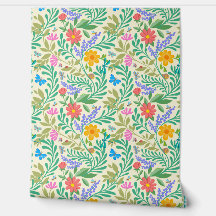 Cute Bugs Funny Floral Spring Summer Pastel Yellow