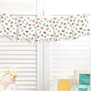 Cute Bugs Pattern Birthday Party Bunting Flags